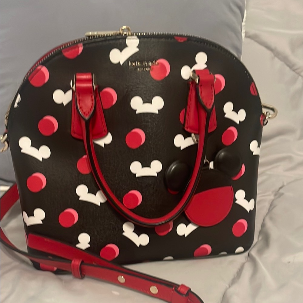 Disney Black and Red Mickey Mouse Handbag